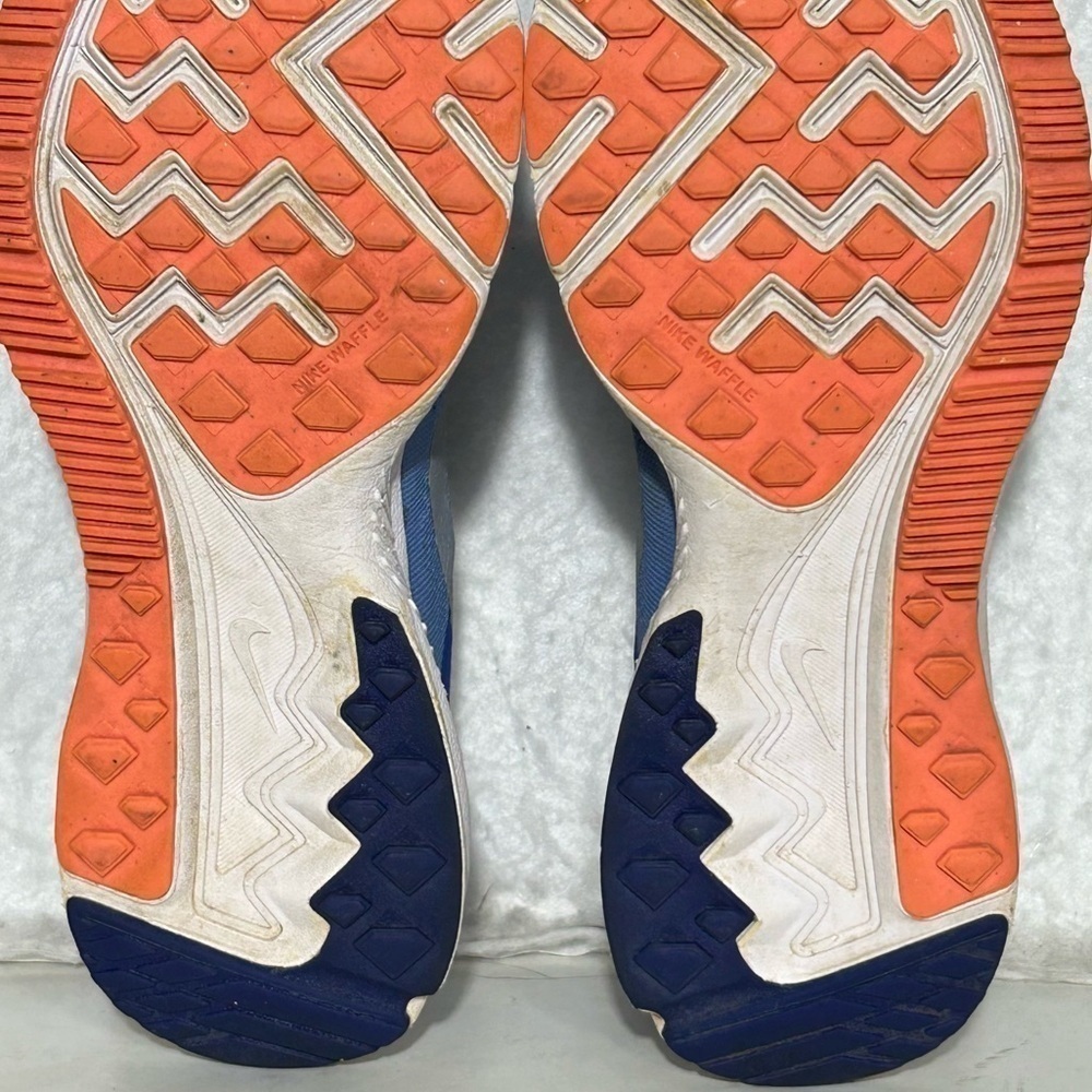 Nike Womens Zoom Winflo Blue/Silver Knit Running Athletic Sneakers Shoes SZ 7 - Picture 10 of 11